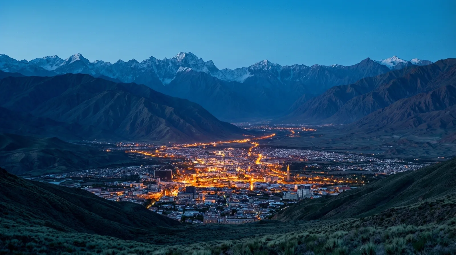 Panorama de la Cordillera de los Andes en Mendoza
