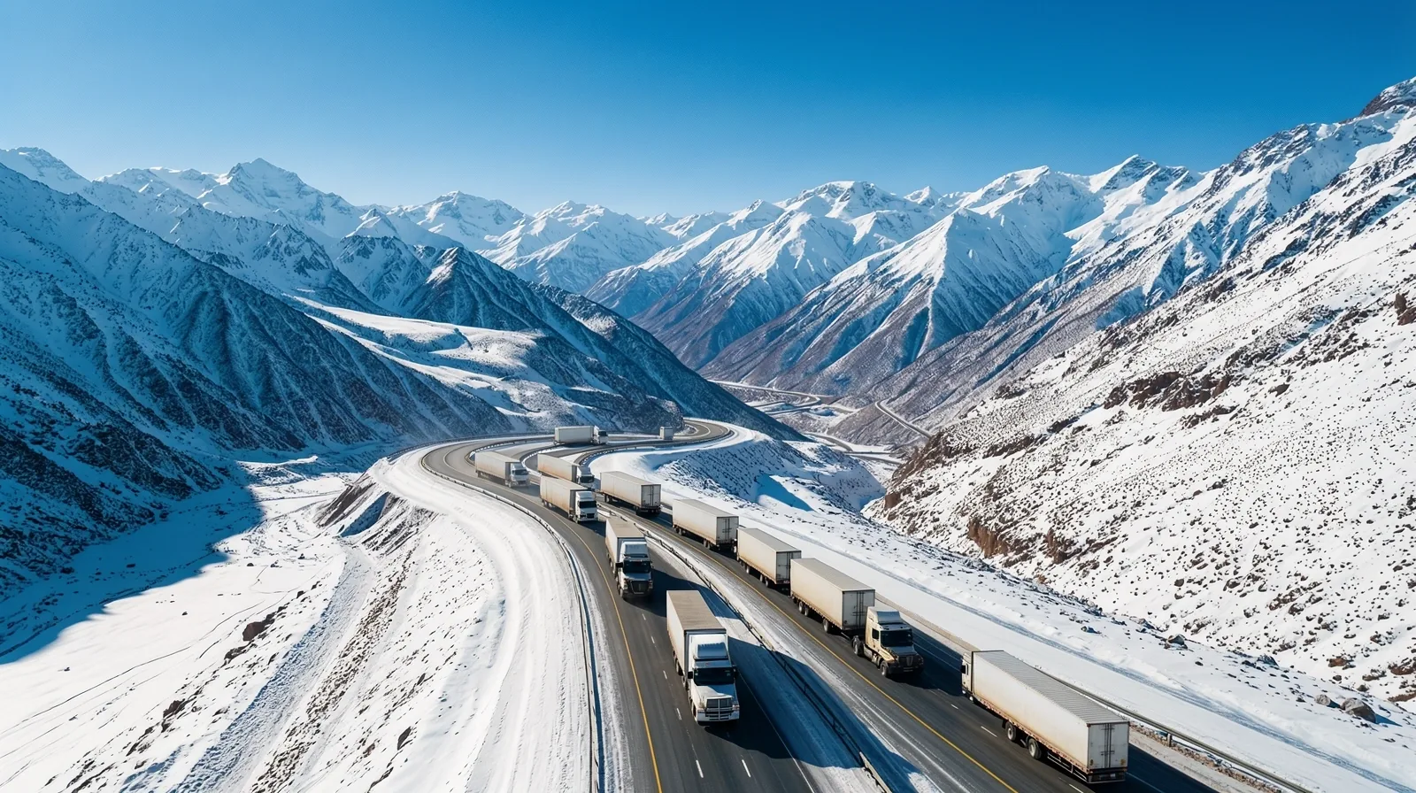 Ruta Nacional 7 en los Andes